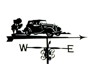 Morris 8 Open top Tourer weathervane
